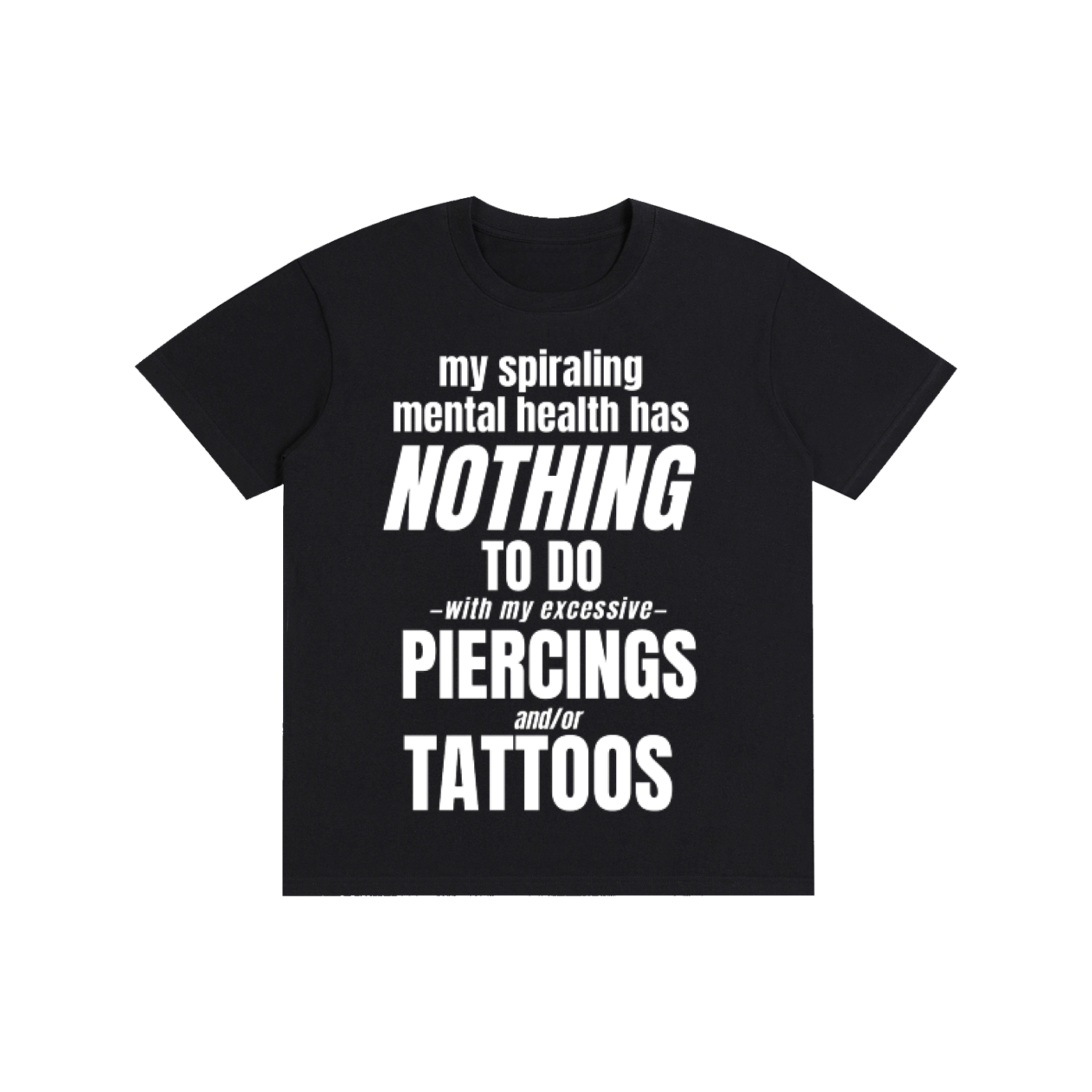 Spiraling Mental Health Tee