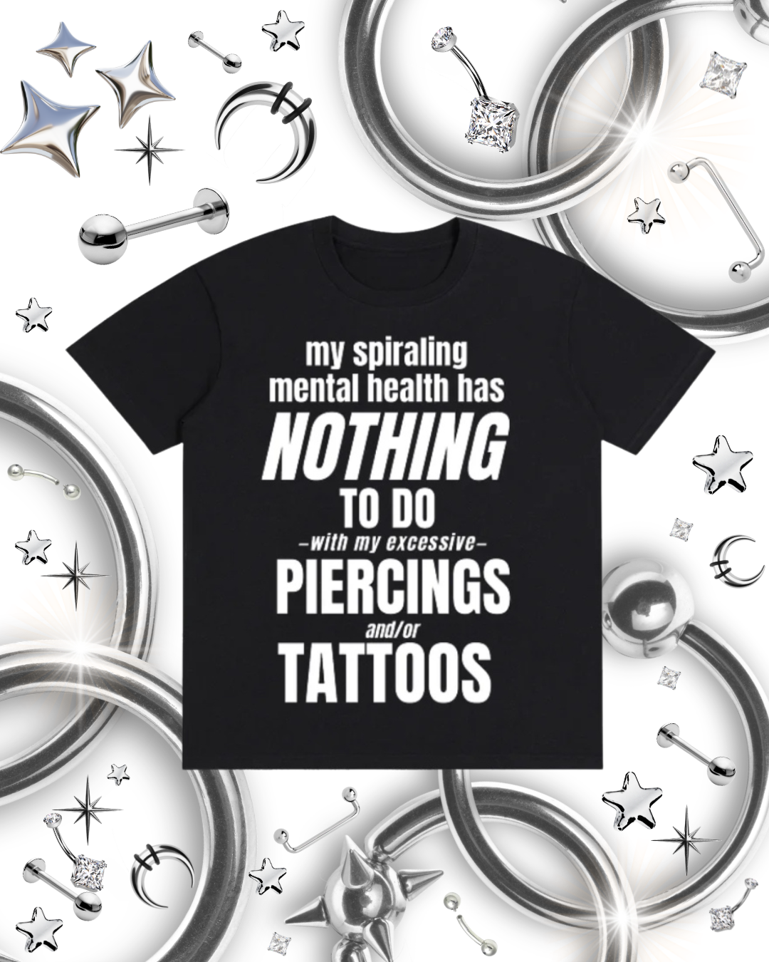 Spiraling Mental Health Tee